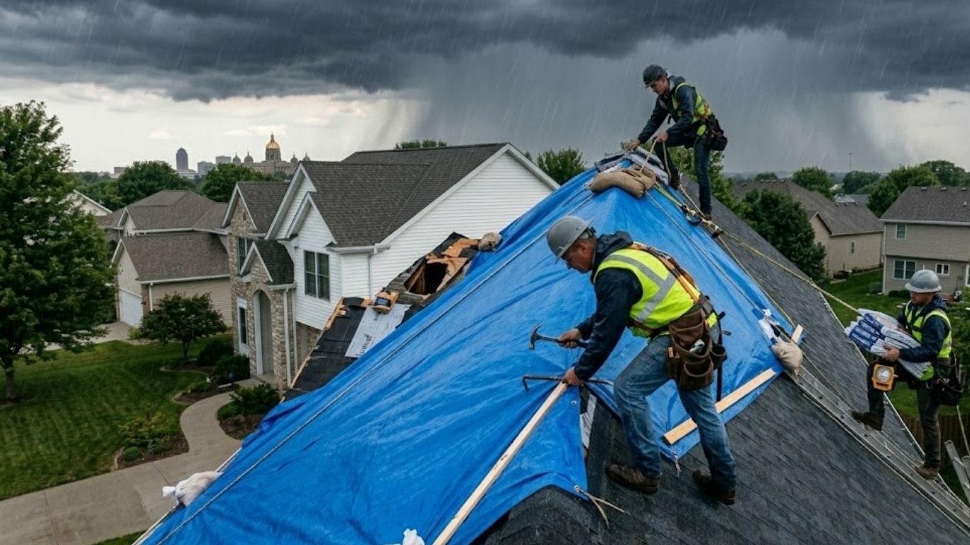 Emergency Roof Repair Clive Iowa